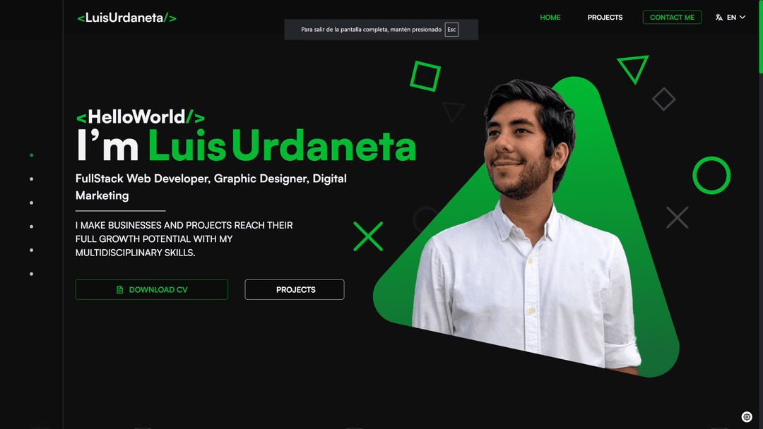 Luis Urdaneta | Desarrollador FullStack